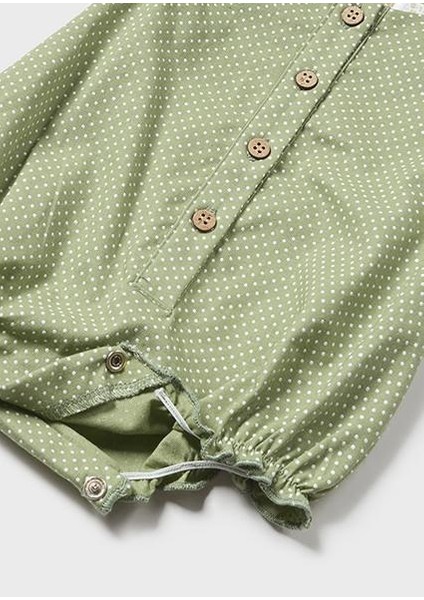 Kız Bebek Yeşil Tulum Şapkalı 01603 fırsatları