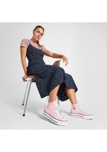Chuck Taylor All Star Lift Platform Kadın Pembe Sneaker modelleri