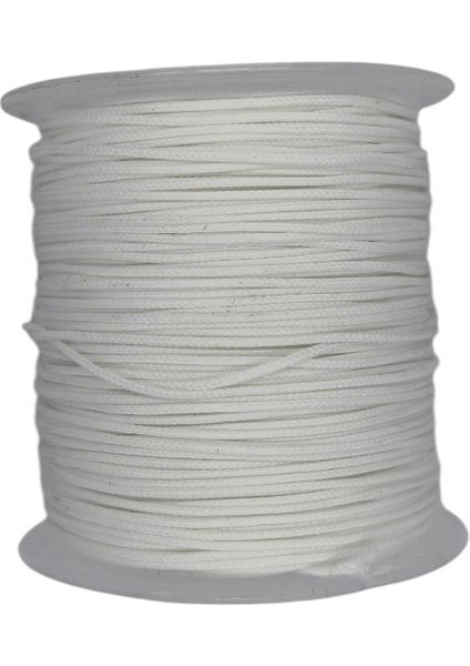 Paraşüt İpi 0.8 mm Beyaz Renk 1 Makara 100 Metre