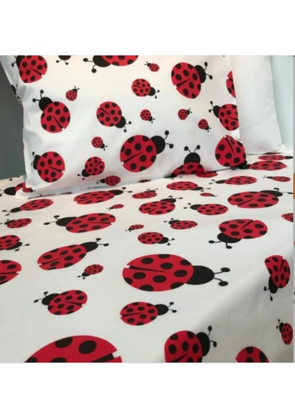 Uğur Böceği Tek Kişilik Nevresim Takımı
