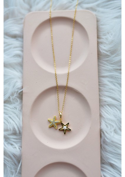 Deniz Yıldızı Çelik Kolye modelleri