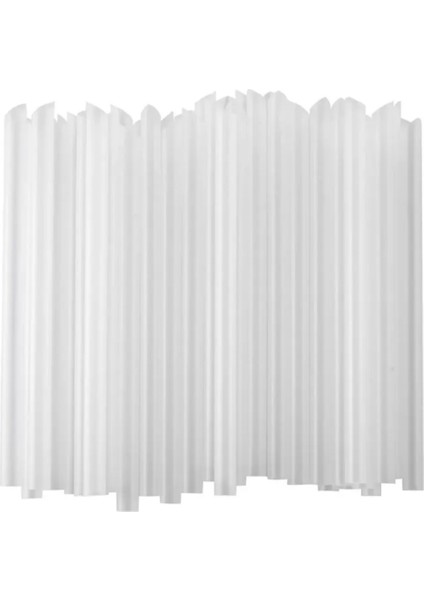 Bubble Tea Pipet 200LÜ Kaliteli Kalın 22 cm Frozen Milkshake Pipeti Baloncuklu Çay Pipeti Soğuk Çay