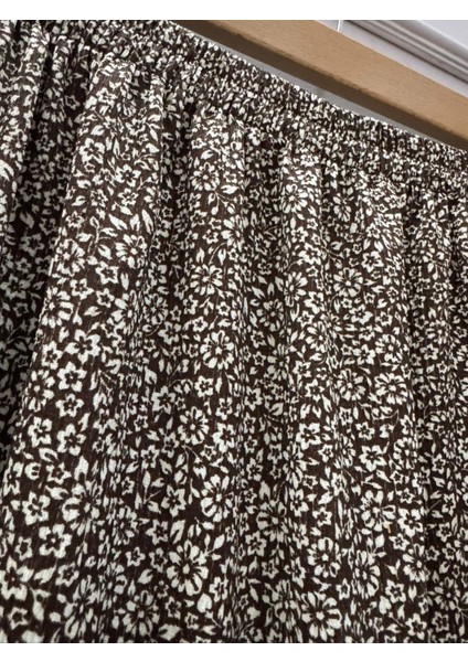 Fırfırlı Gofre Kumaş Etek modelleri