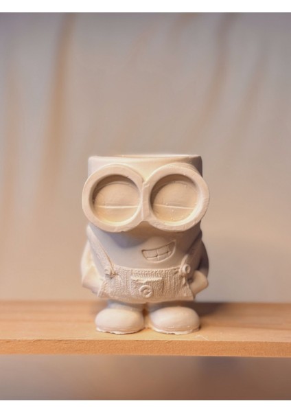 Minion Küçük Saksı & Kalemlik – Boyamaya Hazır Seramik Obje fiyatları