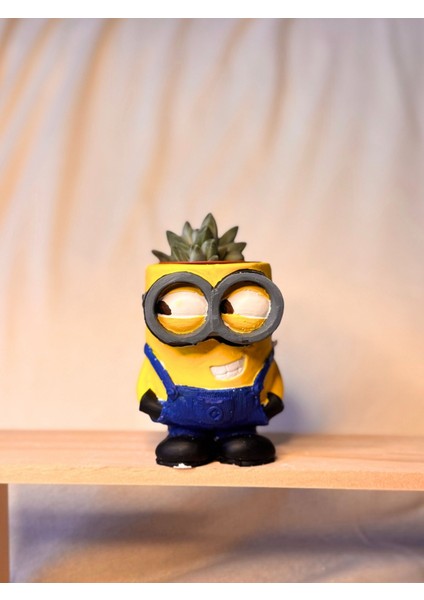 Minion Küçük Saksı & Kalemlik – Boyamaya Hazır Seramik Obje modelleri
