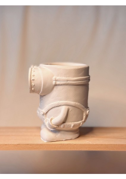 Minion Küçük Saksı & Kalemlik – Boyamaya Hazır Seramik Obje fırsatları