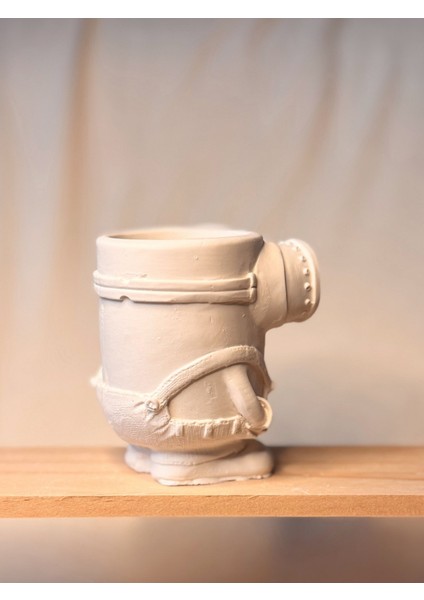 Minion Küçük Saksı & Kalemlik – Boyamaya Hazır Seramik Obje indirimleri