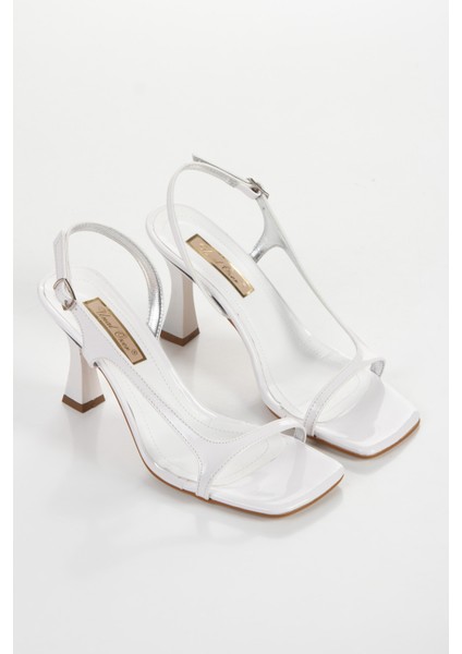 Kadın Bant Detaylı Arkası Açık Yüksek Topuklu Klasik Ayakkabı UN001-0313 fiyatları