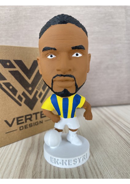 En Nesyri Fênêrbẩhçe 3D Futbolcu Taraftar Biblo Figür Erkek Hediyelik Oyuncak Sarı Lacivert Kanarya Erkek Sevgiliye Hediye Doğum Günü Hediyesi Dekorasyon Masa Süsü , Kişiye Özel Hediye