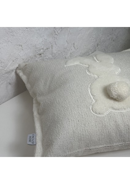 Tavşan Punch Nakışlı Yastık - Yıkanabilir Yastık Kılıfı, Çocuk Odası ve Kreş Dekorasyonu Için Yumuşak Tüylü modelleri