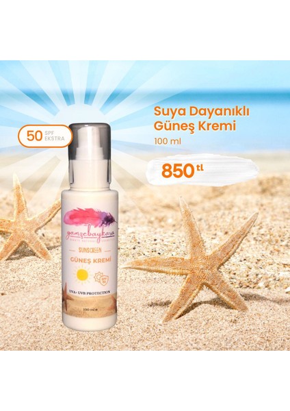 Gamzebaykarabeauty Güneş Kremi Yoğun Koruma Su Bazlı Suya Dayanıklı Tam Koruma fiyatları