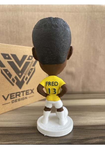 Fred Fênêrbẩhçe 3D Futbolcu Taraftar Biblo Figür Erkek Hediyelik Oyuncak Sarı Lacivert Kanarya Erkek Sevgiliye Hediye Doğum Günü Hediyesi Dekorasyon Masa Süsü , Kişiye Özel Hediye fırsatları