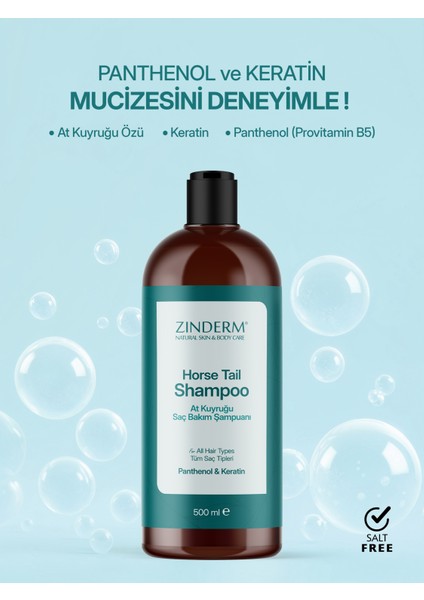At Kuyruğu Şampuanı - Hızlı Uzama Etkili Tuzsuz Şampuan (500 ML) indirimleri