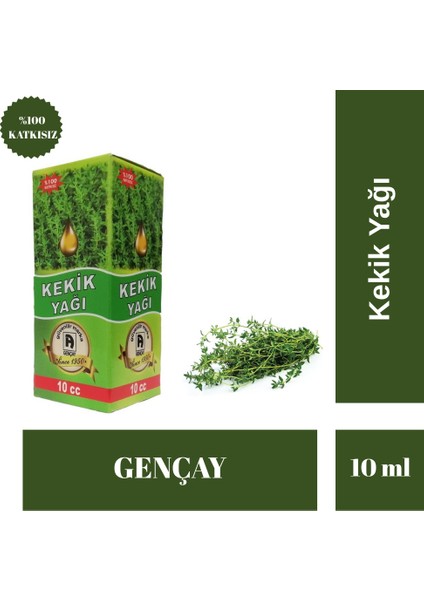 Katkısız Kekik Yağı 10 ml