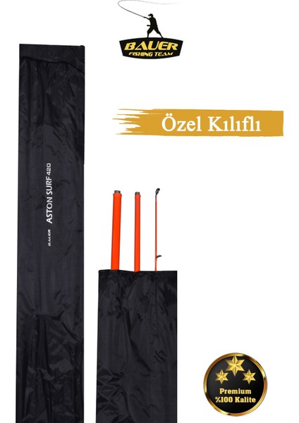 Bauer Aston 420 cm 100-250 gr Surf Olta Kamışı