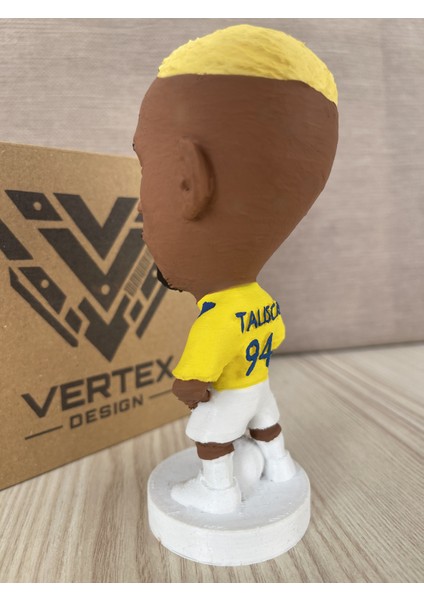Talisca Fênêrbẩhçe 3D Futbolcu Taraftar Biblo Figür Erkek Hediyelik Oyuncak Sarı Lacivert Kanarya Erkek Sevgiliye Hediye Doğum Günü Hediyesi Dekorasyon Masa Süsü , Kişiye Özel Hediye modelleri