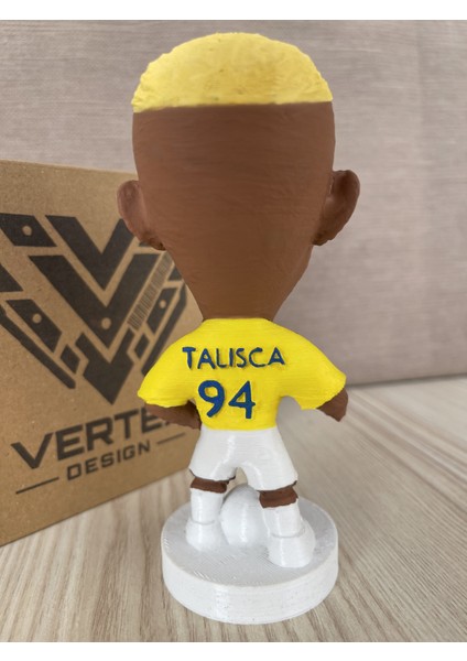 Talisca Fênêrbẩhçe 3D Futbolcu Taraftar Biblo Figür Erkek Hediyelik Oyuncak Sarı Lacivert Kanarya Erkek Sevgiliye Hediye Doğum Günü Hediyesi Dekorasyon Masa Süsü , Kişiye Özel Hediye fırsatları
