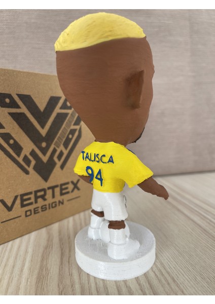 Talisca Fênêrbẩhçe 3D Futbolcu Taraftar Biblo Figür Erkek Hediyelik Oyuncak Sarı Lacivert Kanarya Erkek Sevgiliye Hediye Doğum Günü Hediyesi Dekorasyon Masa Süsü , Kişiye Özel Hediye indirimleri