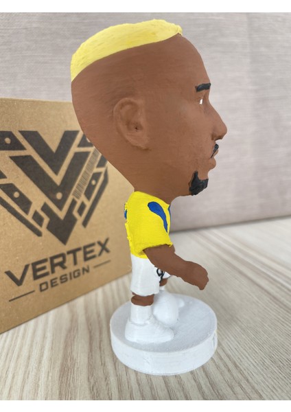 Talisca Fênêrbẩhçe 3D Futbolcu Taraftar Biblo Figür Erkek Hediyelik Oyuncak Sarı Lacivert Kanarya Erkek Sevgiliye Hediye Doğum Günü Hediyesi Dekorasyon Masa Süsü , Kişiye Özel Hediye