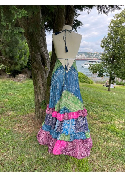 Ipek Kumaş Etnik Maxi Elbise fiyatları