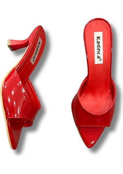 Sivri Burun Stiletto Kadın Topuklu Terlik #1045 fiyatları