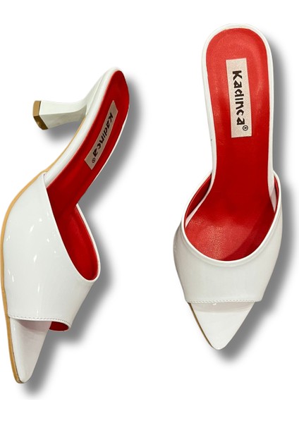 Sivri Burun Stiletto Kadın Topuklu Terlik #1045 fiyatları