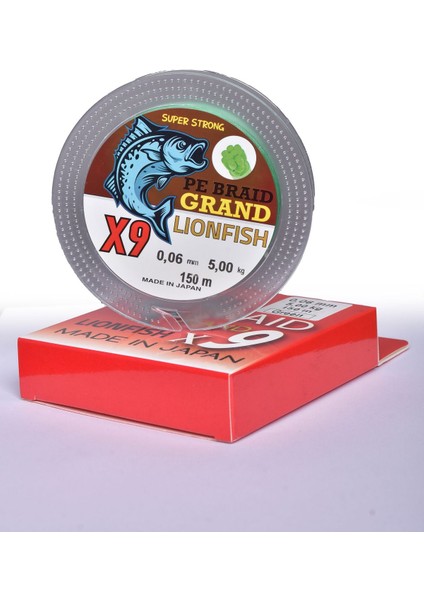 Lıonfısh X9 Braıd Grand 150 mt Örgü Ip Yeşil Süper Kalite