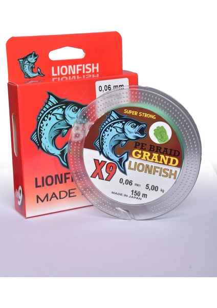 Lıonfısh X9 Braıd Grand 150 mt Örgü Ip Yeşil Süper Kalite fiyatları