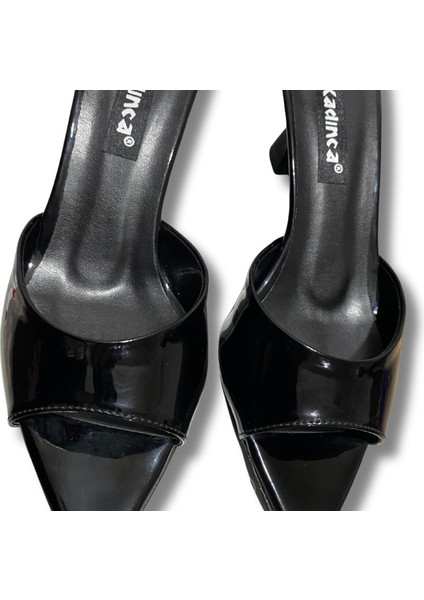 Sivri Burun Stiletto Kadın Topuklu Terlik #1045 modelleri