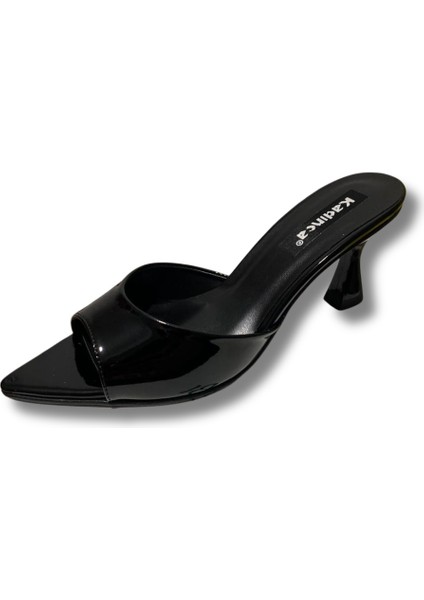 Sivri Burun Stiletto Kadın Topuklu Terlik #1045 fırsatları