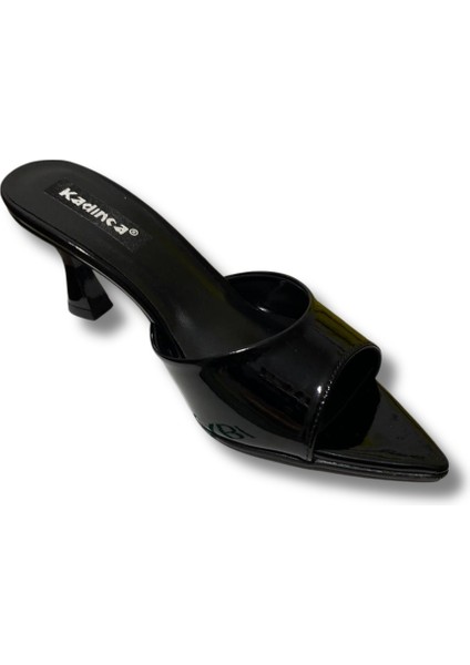 Sivri Burun Stiletto Kadın Topuklu Terlik #1045 indirimleri