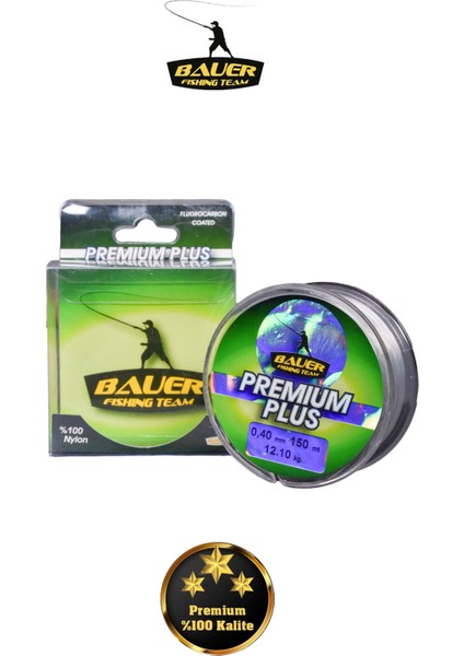 Bauer Premium Plus 150MT Olta Misinası Kaliteli Fluorocarbon 150 Metre fiyatları
