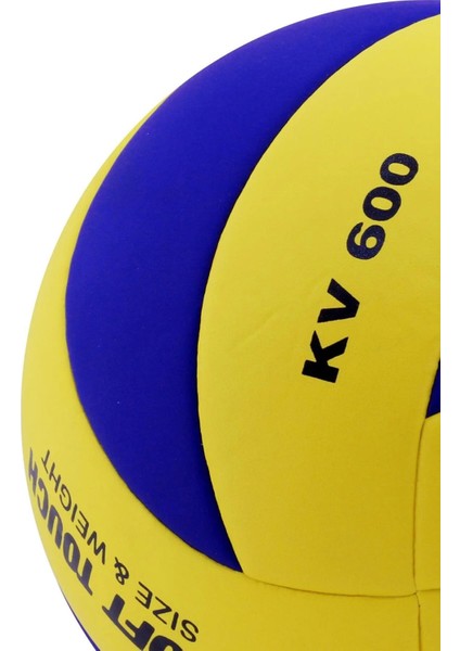 Voleybol Topu Soft Touch Yapıştırma Yumuşak Yüzey 18 Panel 5 Numara Sarı-Lacivert fiyatları