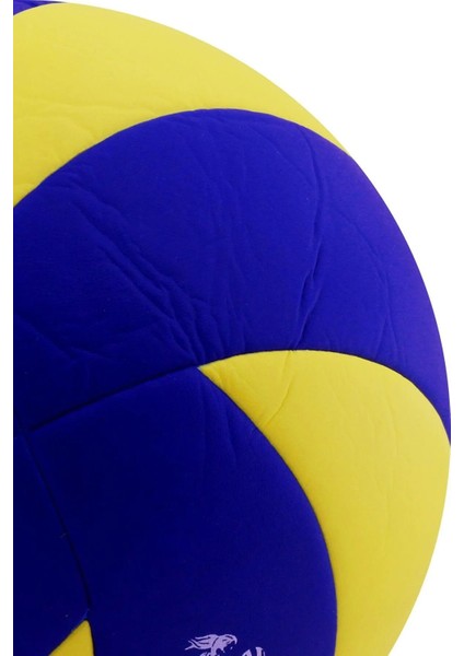 Voleybol Topu Soft Touch Yapıştırma Yumuşak Yüzey 18 Panel 5 Numara Sarı-Lacivert fırsatları