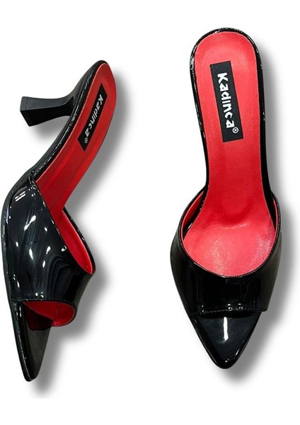 Sivri Burun Stiletto Kadın Topuklu Terlik #1045 fiyatları