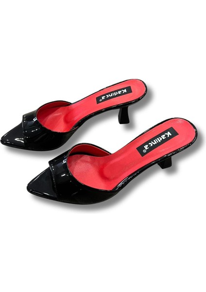 Sivri Burun Stiletto Kadın Topuklu Terlik #1045 fırsatları
