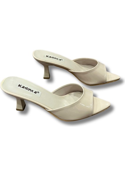 Sivri Burun Stiletto Kadın Topuklu Terlik #1045 modelleri