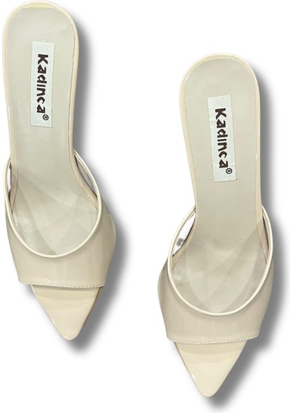 Sivri Burun Stiletto Kadın Topuklu Terlik #1045 fırsatları