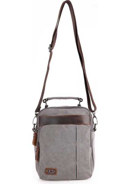 Şık Gri Kanvas El Çantası, Hafif ve Dayanıklı Tasarım fırsatları