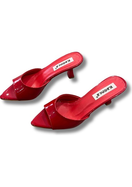 Sivri Burun Stiletto Kadın Topuklu Terlik #1045 fırsatları