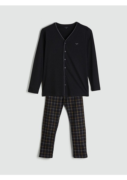 Standart Kalıp Erkek Pijama Takımı (W5)