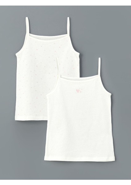 Kare Yaka Kız Çocuk Atlet 2'li (W5)