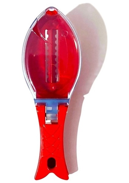 Balık Pulu Temizleme Aparatı-Kırmızı