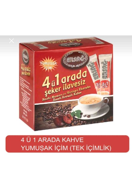 Yumuşak İçim 4 ü 1 Arada Kahve (Tek İçimlik)