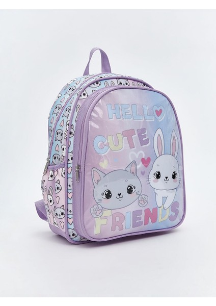 Baskılı Kız Çocuk Okul Çantası (W5)