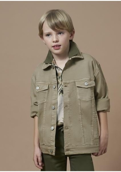 Mayoral Erkek Çocuk Kahverengi Kot Ceket 06473