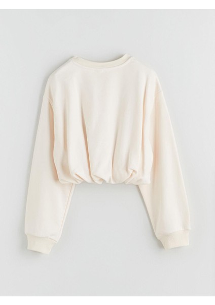 Bisiklet Yaka Basic Kız Çocuk Sweatshirt (W5) modelleri