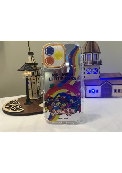 IPHONE 14 Pro Max 3D Digital Baskılı Aynalı Darbe Emici Tam Koruma Şeffaf Mika Telefon Kılıfı fiyatları