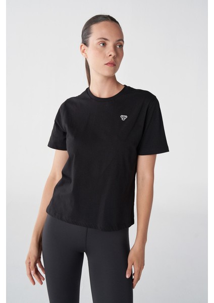 Hml T-Ic Icona Regular Kadın T-Shirt 911867-2001 Black