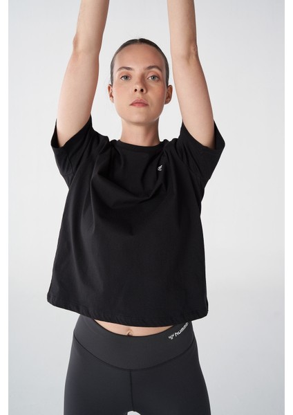 Hml T-Ic Icona Regular Kadın T-Shirt 911867-2001 Black fiyatları